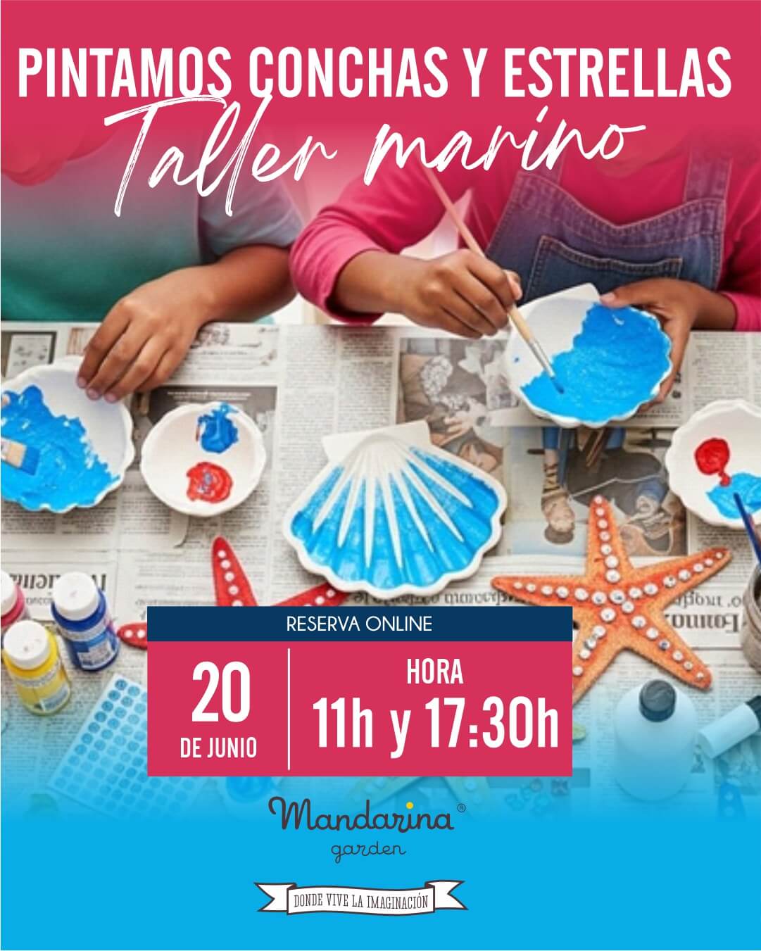 PINTAMOS CONCHAS Y ESTRELLAS - Taller marino