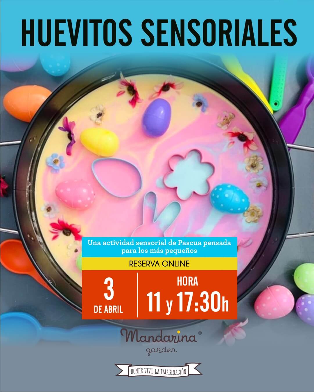 Taller infantil HUEVITOS SENSORIALES