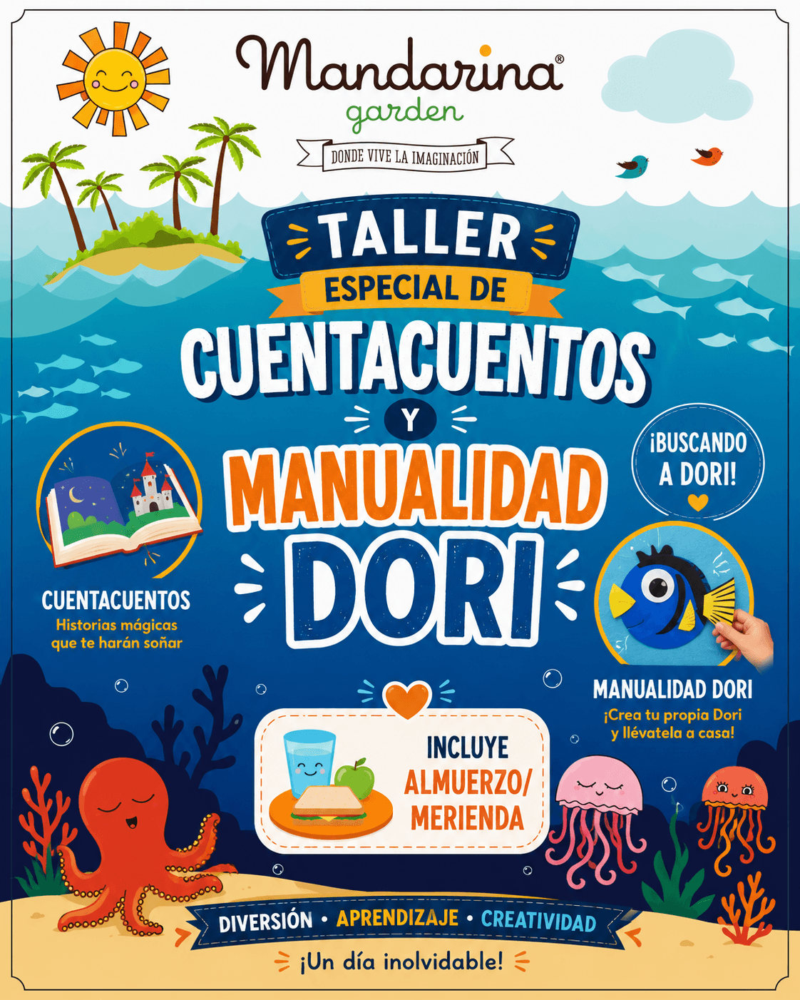 Taller cuentacuentos y Manualidad Dori