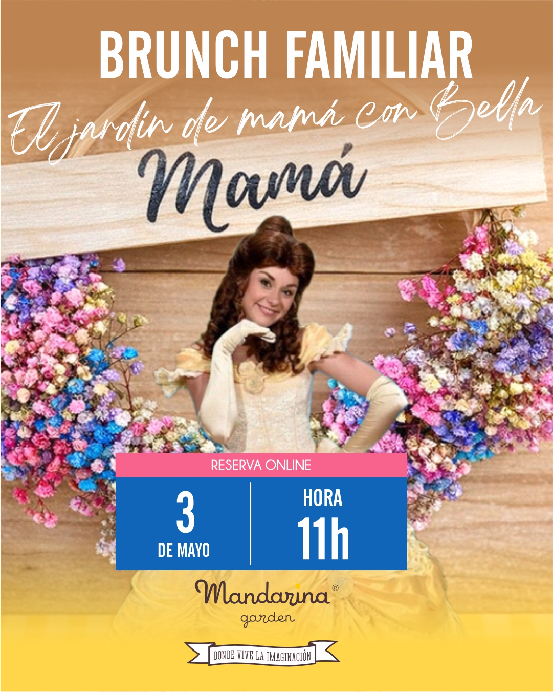 BRUNCH FAMILIAR - El jarden de mamá con Bella