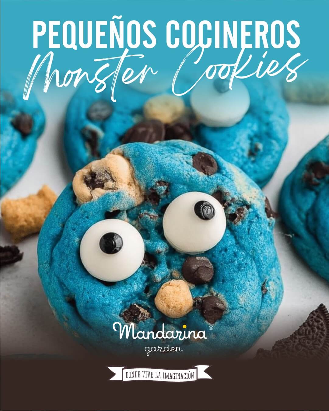 ESPECIAL DE OCTUBRE - PEQUENOS COCINEROS Monster Cookies